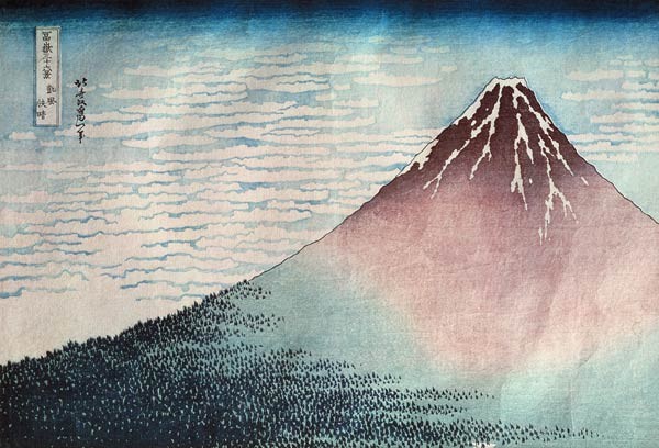 Fuji in Clear Weather'', from the series ''36 Views of Mount Fuji'' (Fugaku sanjurokkei) (see also 7