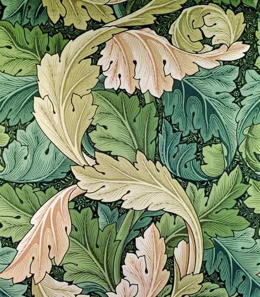 'Acanthus' wallpaper design, 1875