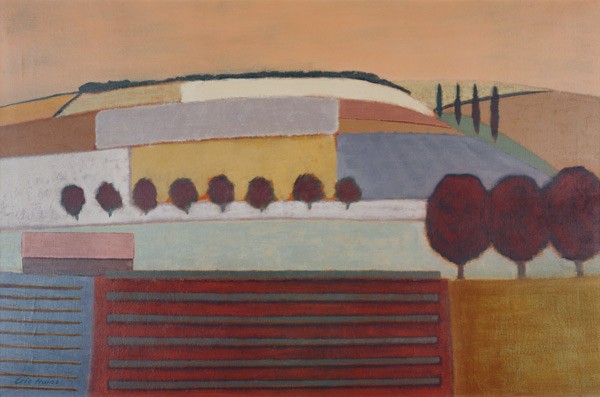 Roussillon Landscape (oil on canvas)