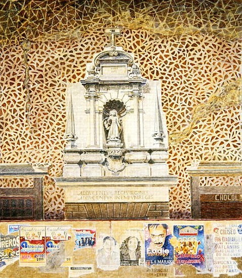 Angel Niche of the Convent of Jesus-Maria, 2001 (oil on canvas)