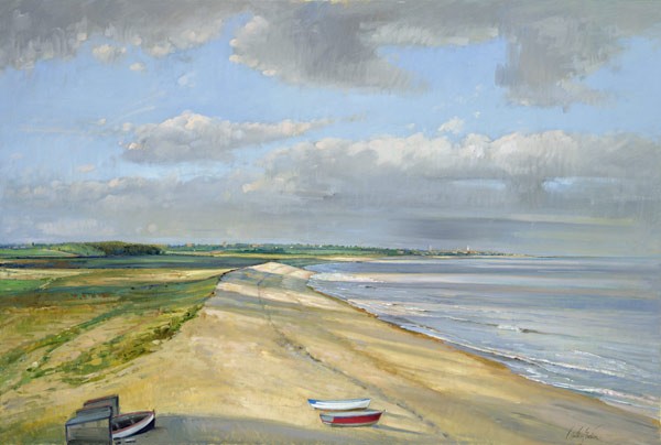 Shadowed Crescent, Dunwich (oil on canvas)