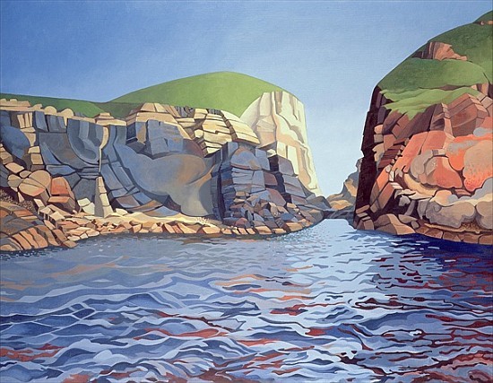 Land and Sea No. I, Ramsey Island (oil on canvas)