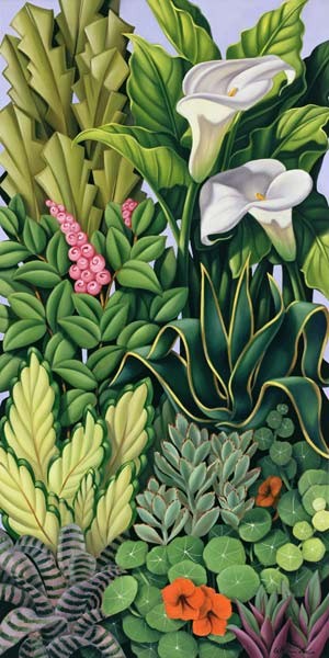 Foliage I, 2003 (oil on canvas)