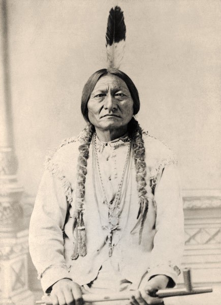 Sitting Bull (b/w photo)