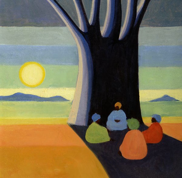 The Meeting, 2005 (oil on canvas)