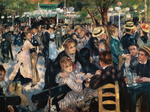 Ball im Restaurant Moulin de la Galette auf dem Montmartre